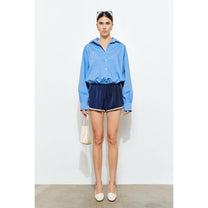 Carlotta Cropped Button-Down Shirt