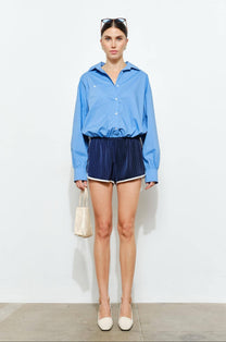 Delphine Cotton Poplin Button-Down