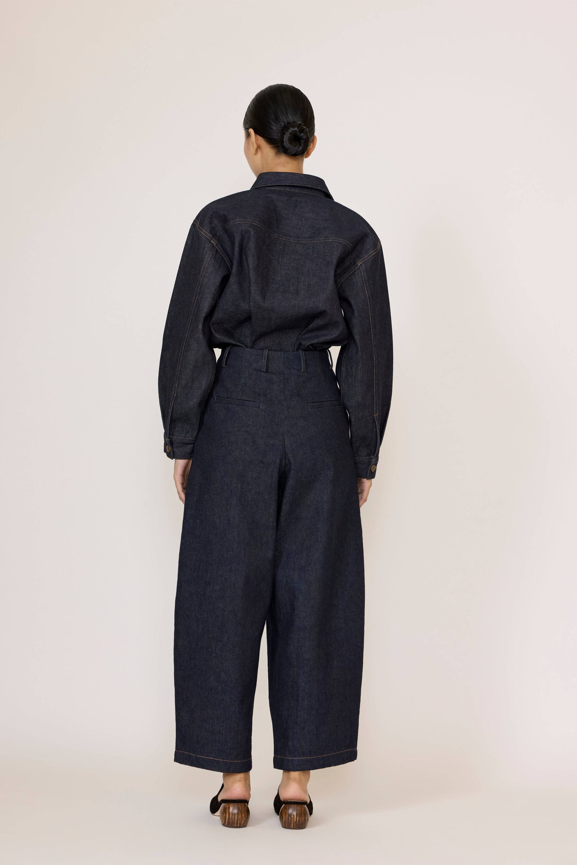 Boyfriend Pant in Dark Indigo