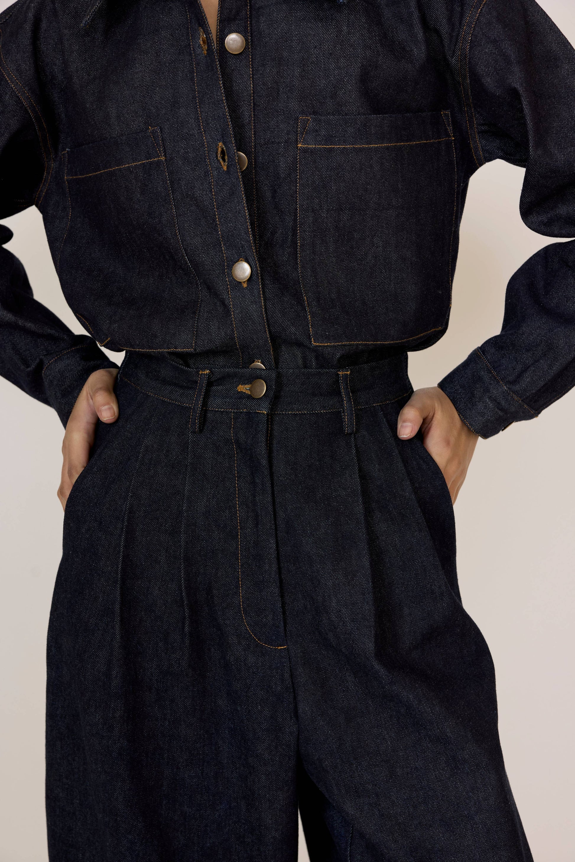 Boyfriend Pant in Dark Indigo