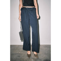 Anja Fold-Over Paperbag Waist Pant