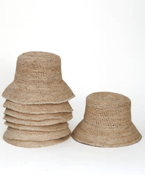Raffia Bucket Hat