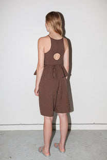 Rivet Trouser Short in Mud