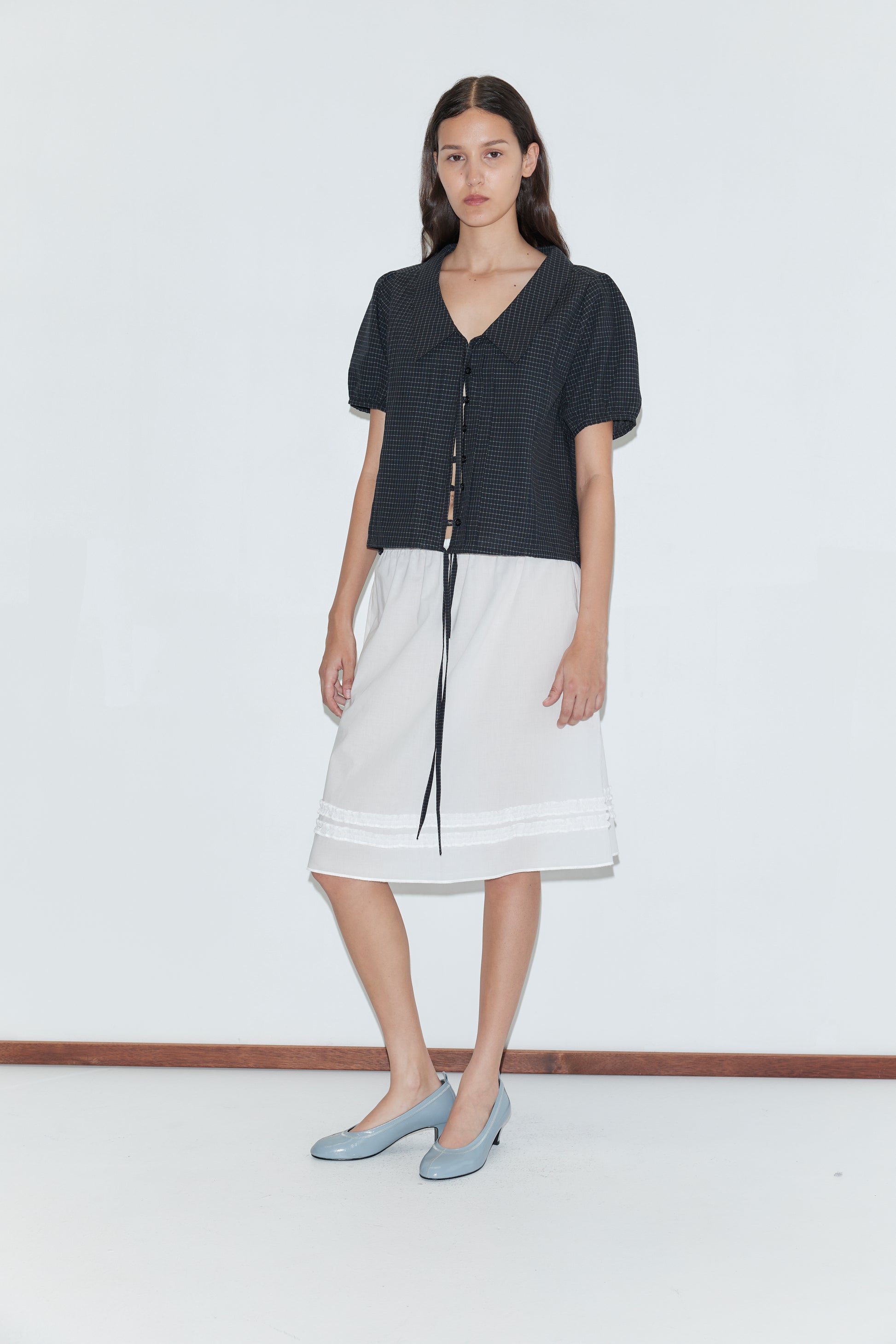 Fine Collar Top