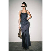 Jean Sash Slip Maxi Dress