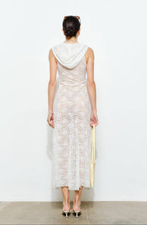 Veda Sheer Lace Maxi Dress