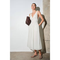 Biarritz Cotton Poplin Maxi Dress