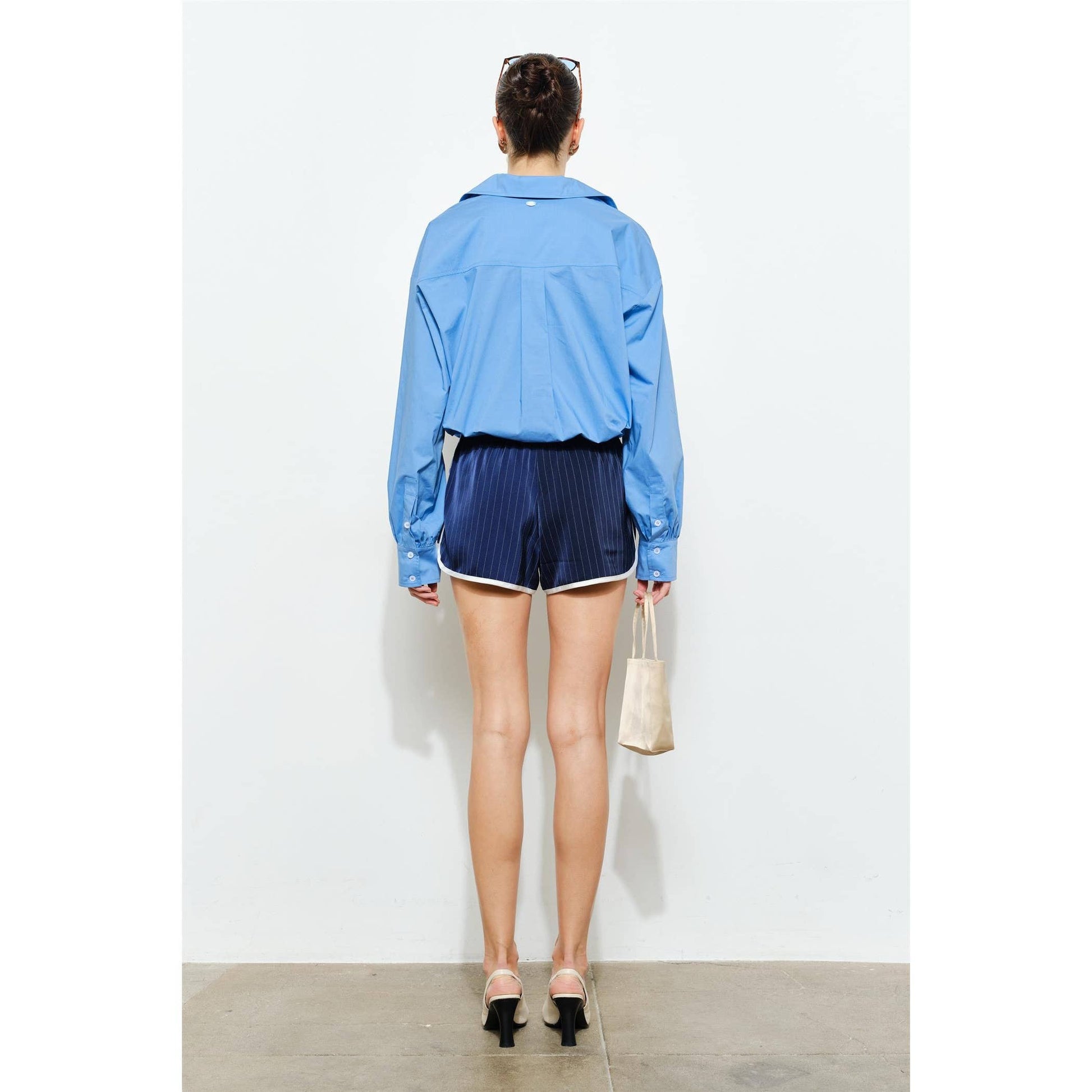 Carlotta Cropped Button-Down Shirt