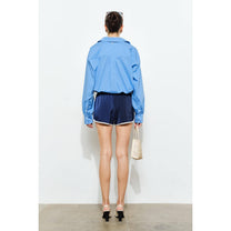 Carlotta Cropped Button-Down Shirt