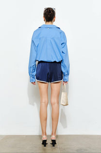Delphine Cotton Poplin Button-Down