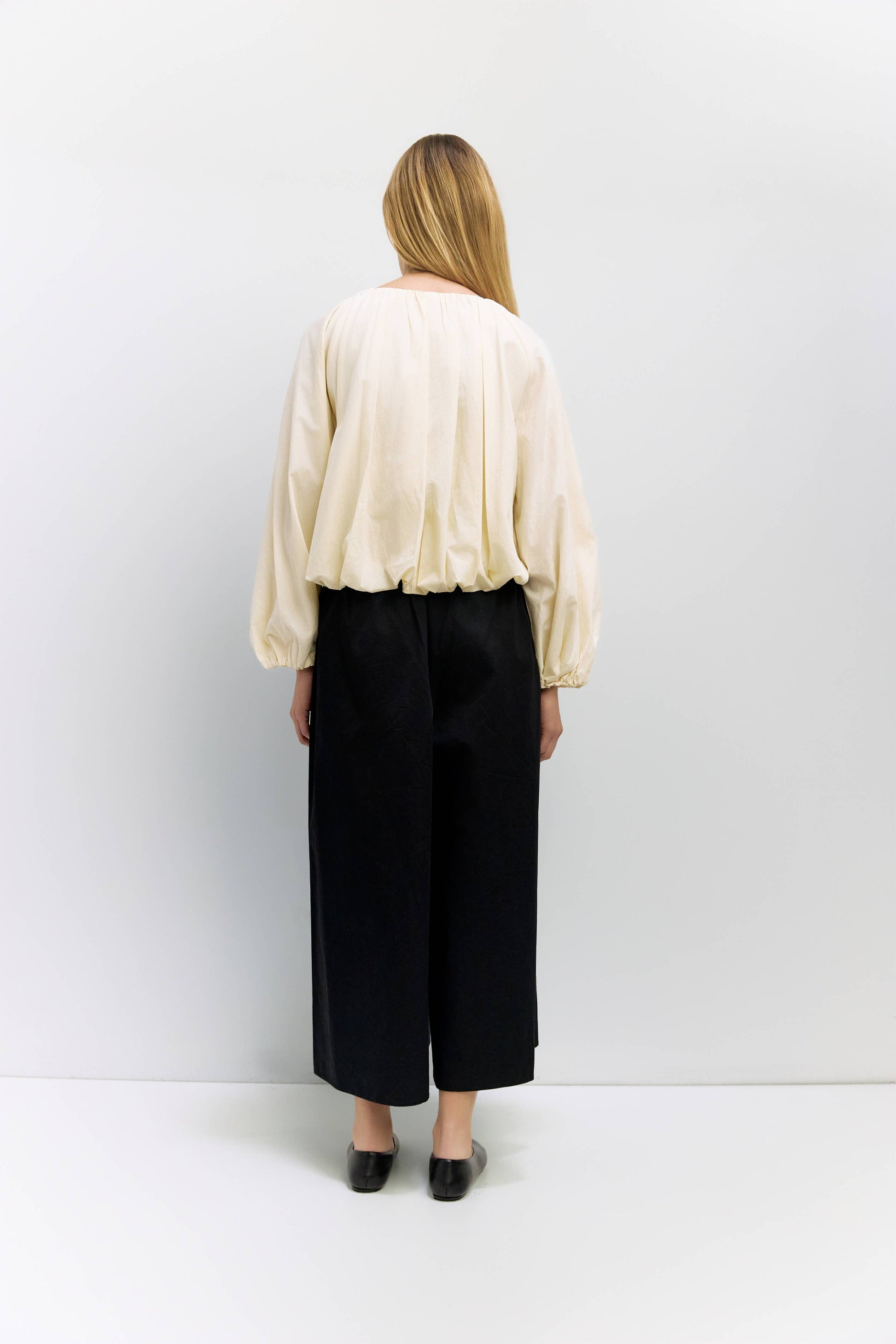 The Jenna Long Sleeve Bubble Blouse