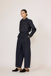 Boyfriend Pant in Dark Indigo