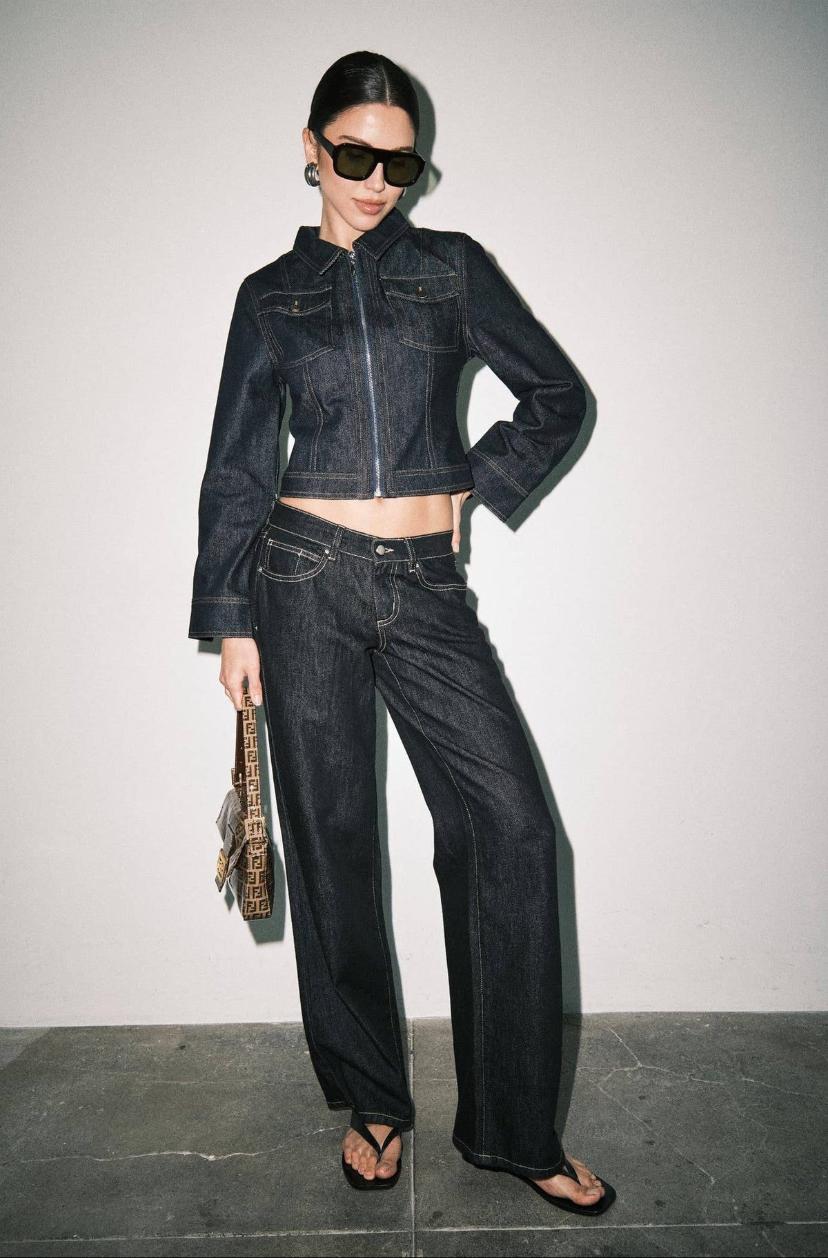 Grace Fitted Denim Jacket