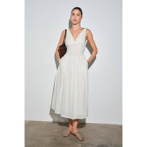 Biarritz Cotton Poplin Maxi Dress