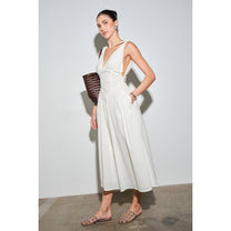 Biarritz Cotton Poplin Maxi Dress