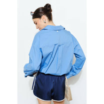 Carlotta Cropped Button-Down Shirt