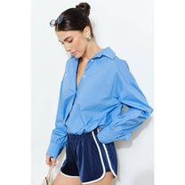 Carlotta Cropped Button-Down Shirt