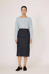 Classic Tissue Cardigan in Nantucket Blue