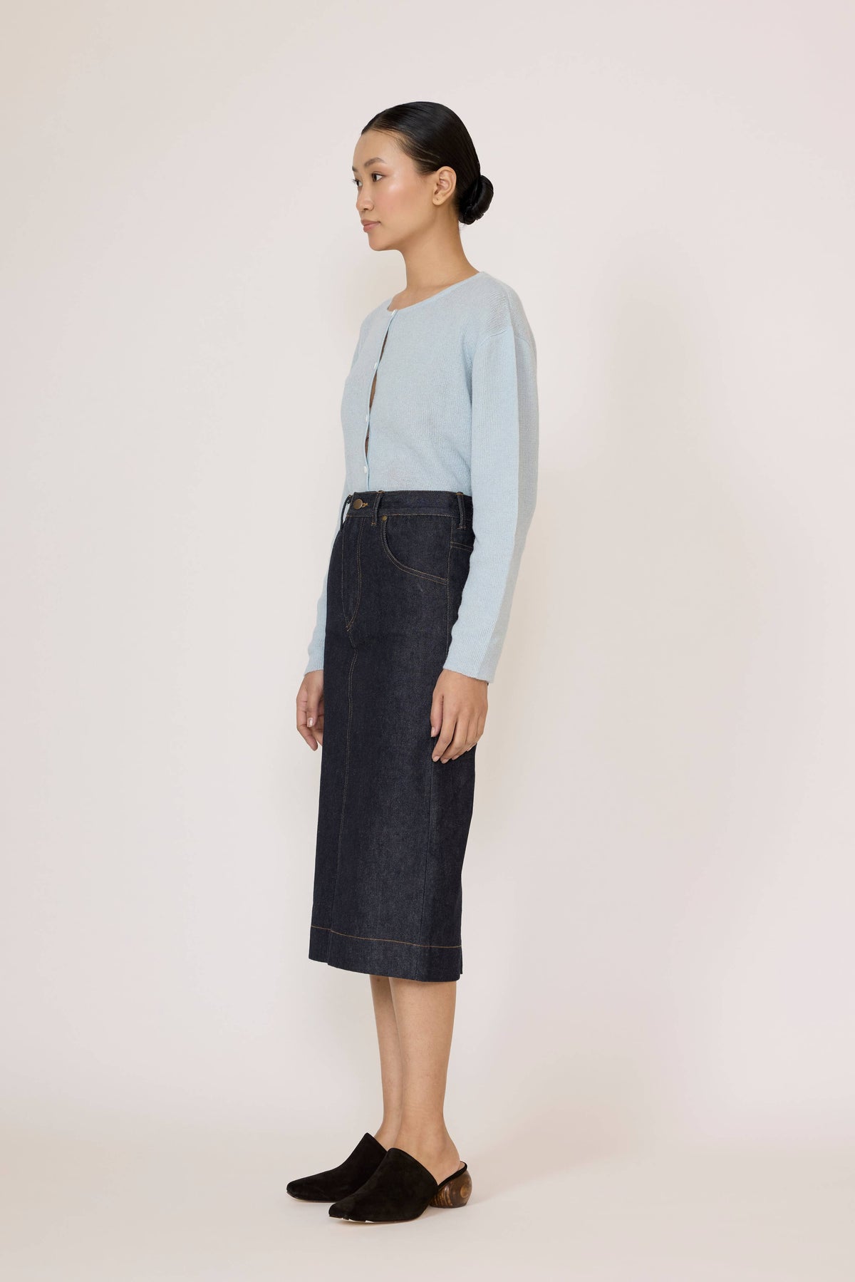 Classic Tissue Cardigan in Nantucket Blue