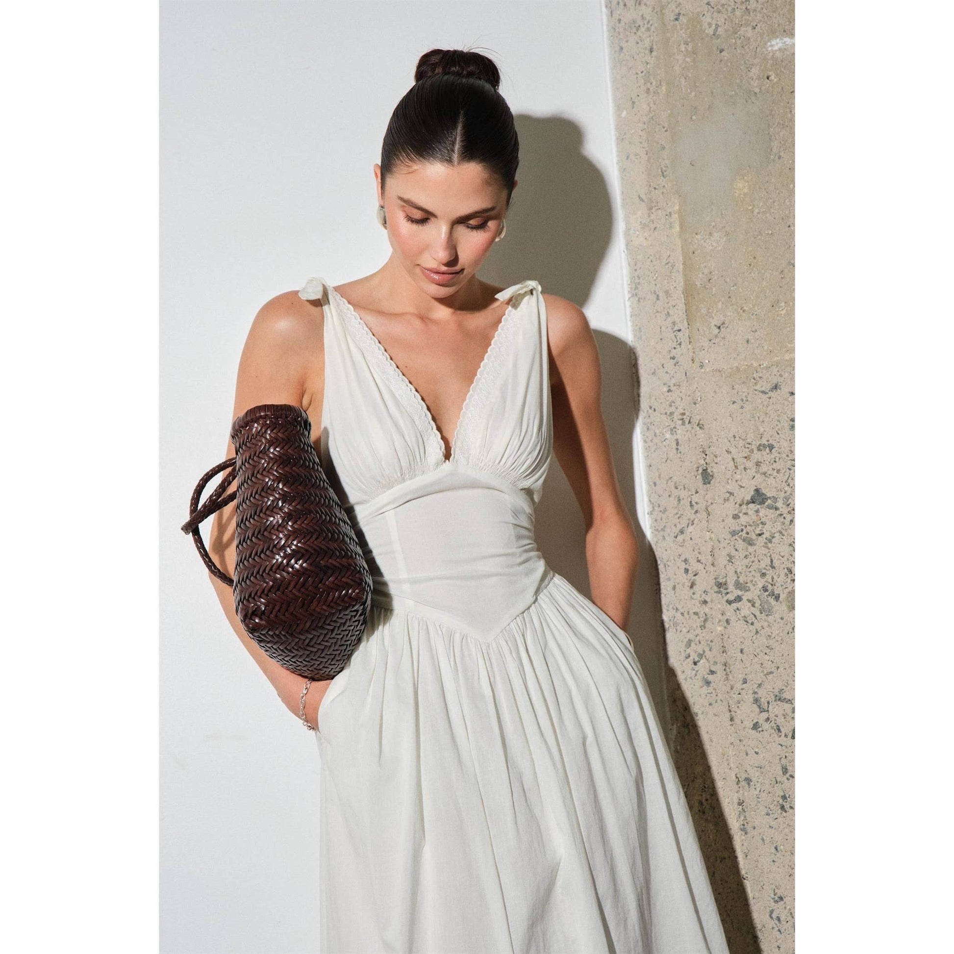 Biarritz Cotton Poplin Maxi Dress