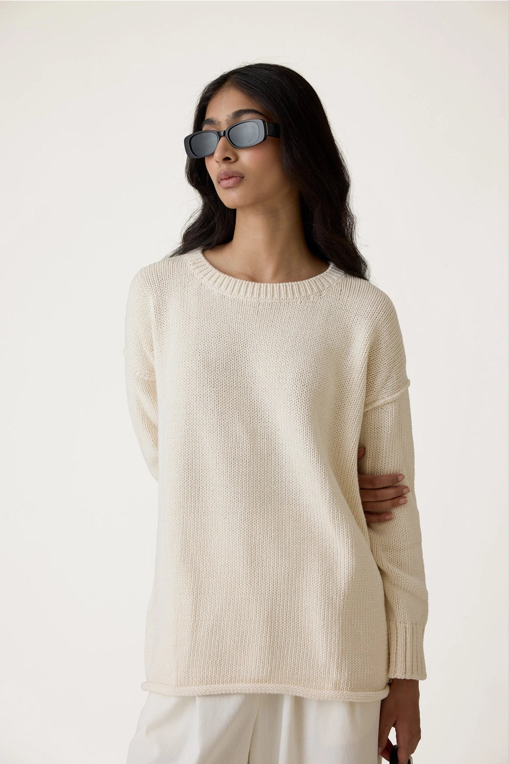 Oversized Crew Neck Sweater