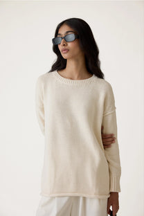 Oversized Crew Neck Sweater