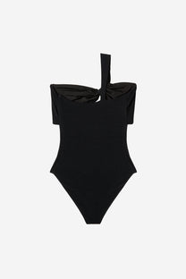 Narcissus One-Piece in Black Terry