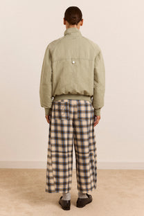 Mara Trouser Brushed Check