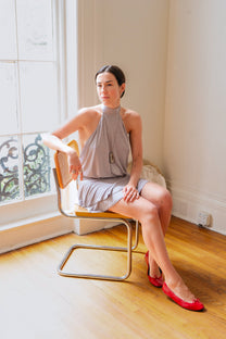Skye Halter Tie-Back Dress