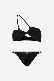 Narcissus Mini Bikini in Terry Black