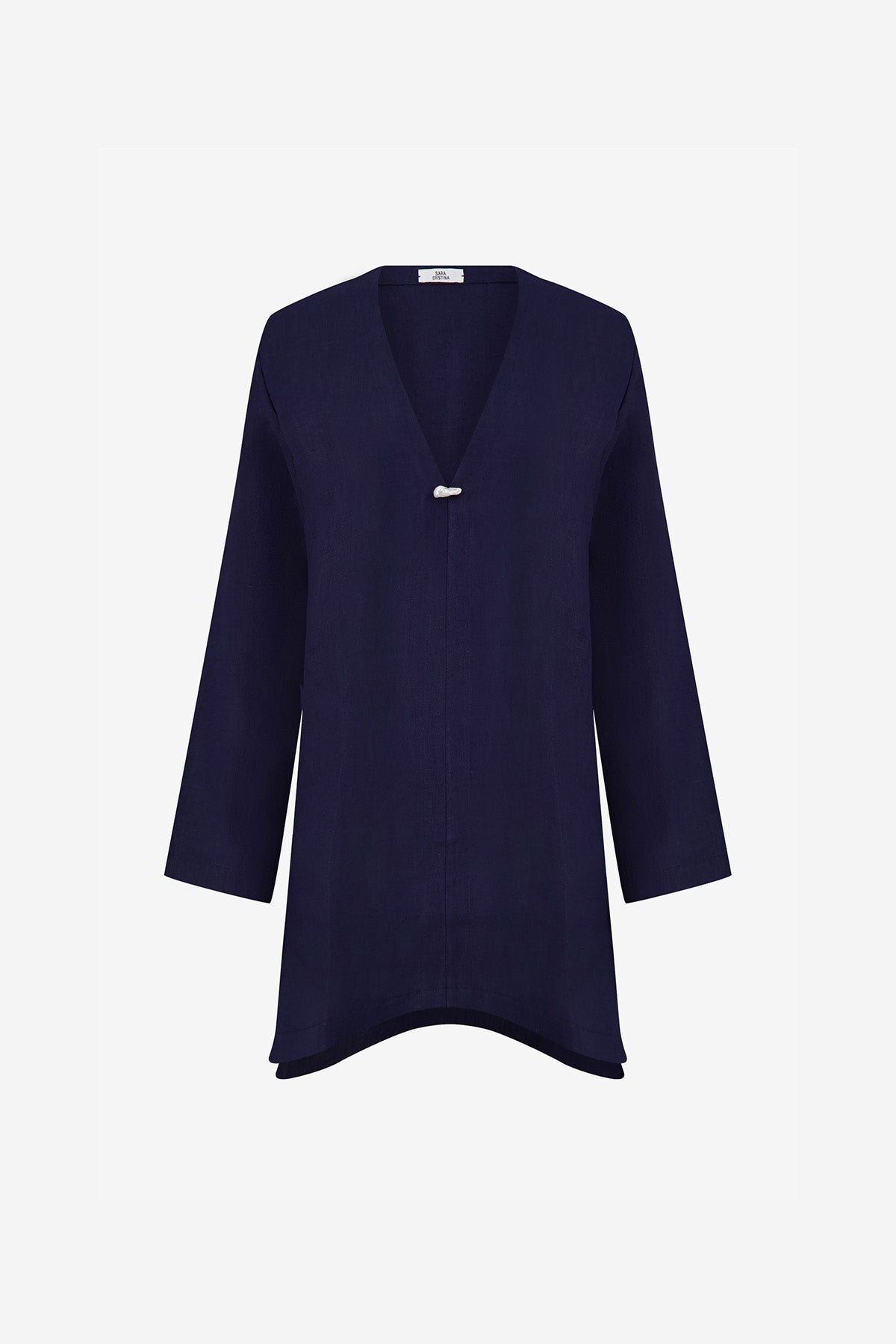 V Kaftan Mini in Navy