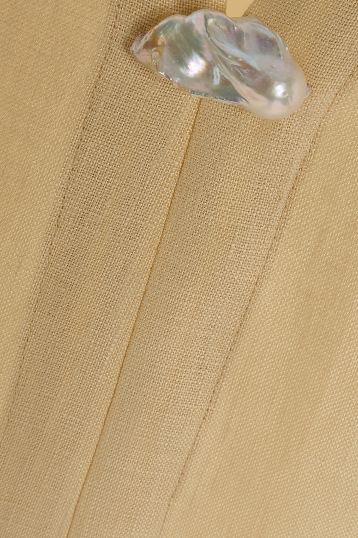 V Kaftan in Yellow