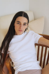Short Sleeve Tee in white