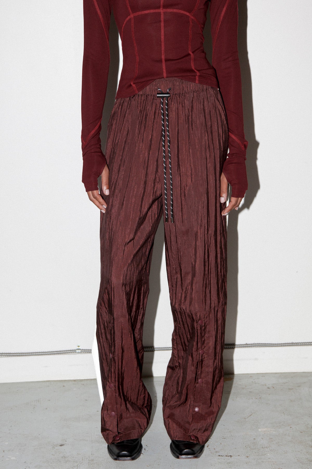 Silk Nylon Track Pant