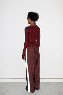 Silk Nylon Track Pant