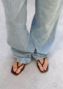 Ola Rift Leather Sandals