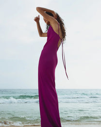 Palm Dress with Turquoise stone rings
