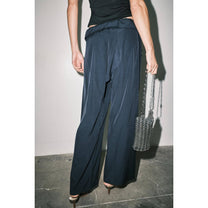 Anja Fold-Over Paperbag Waist Pant