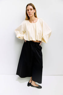 The Jenna Long Sleeve Bubble Blouse