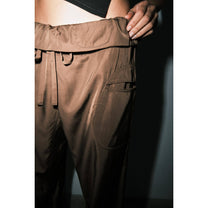 Anja Fold-Over Paperbag Waist Pant