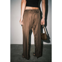 Anja Fold-Over Paperbag Waist Pant