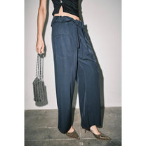 Anja Fold-Over Paperbag Waist Pant
