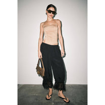 Spencer Lace-Trim Bloomer Pants