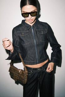 Grace Fitted Denim Jacket