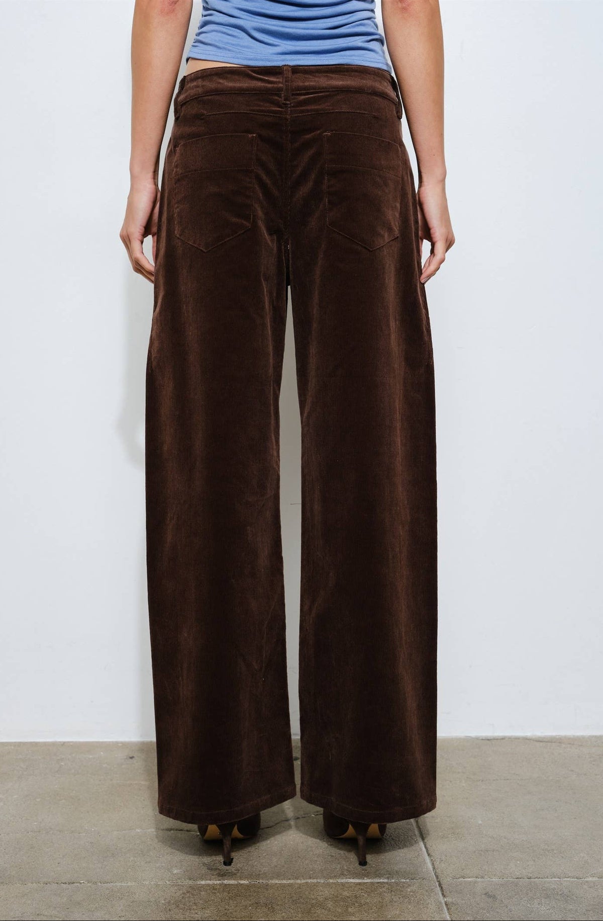 Cosette Barrel Leg Corduroy Pant