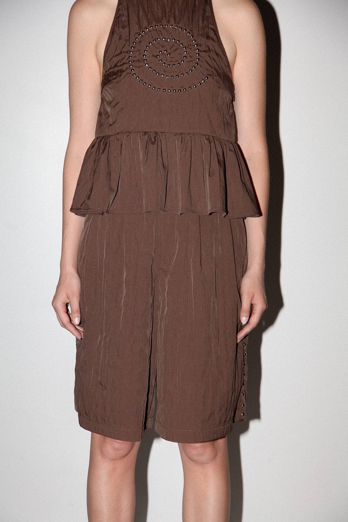 Rivet Trouser Short in Mud