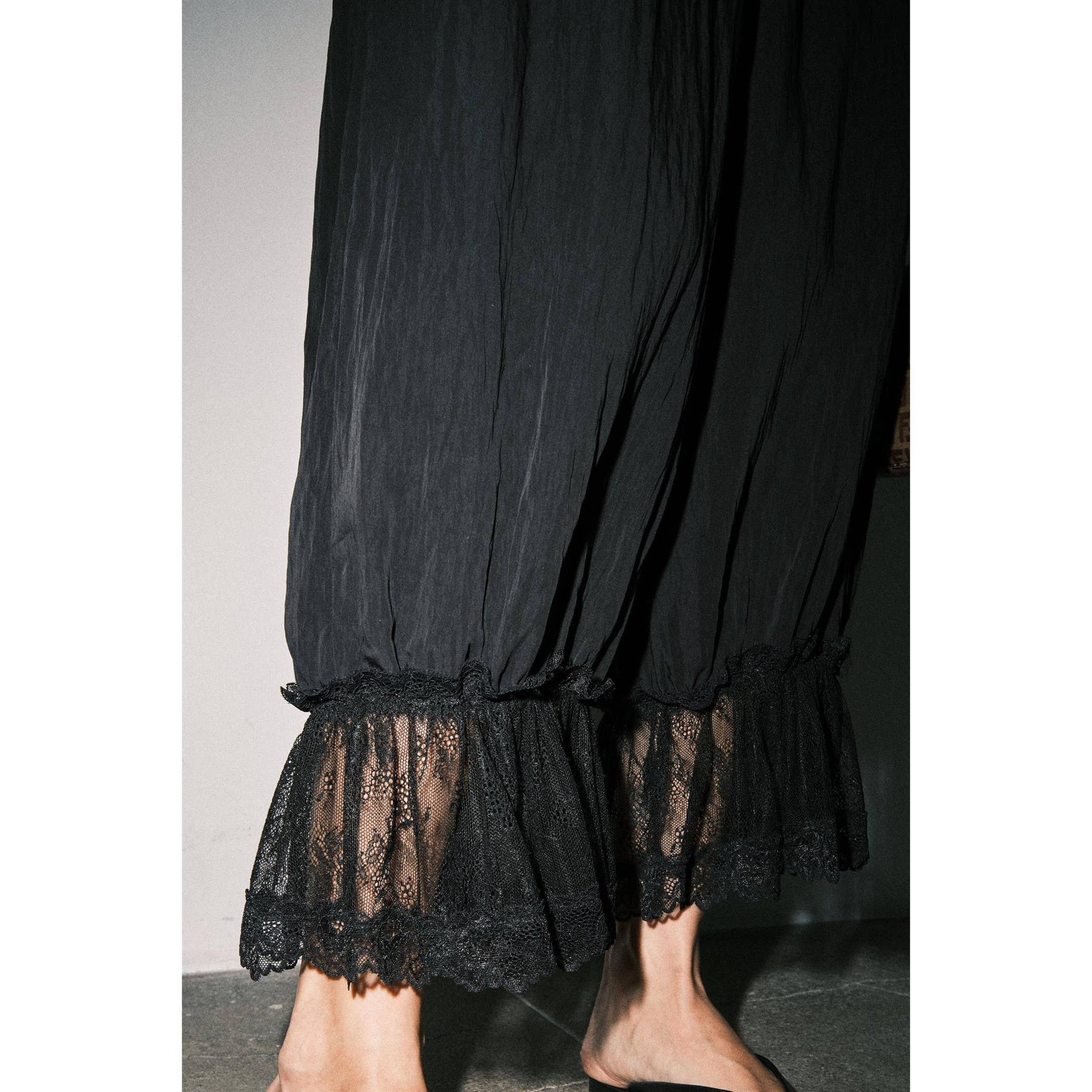 Spencer Lace-Trim Bloomer Pants