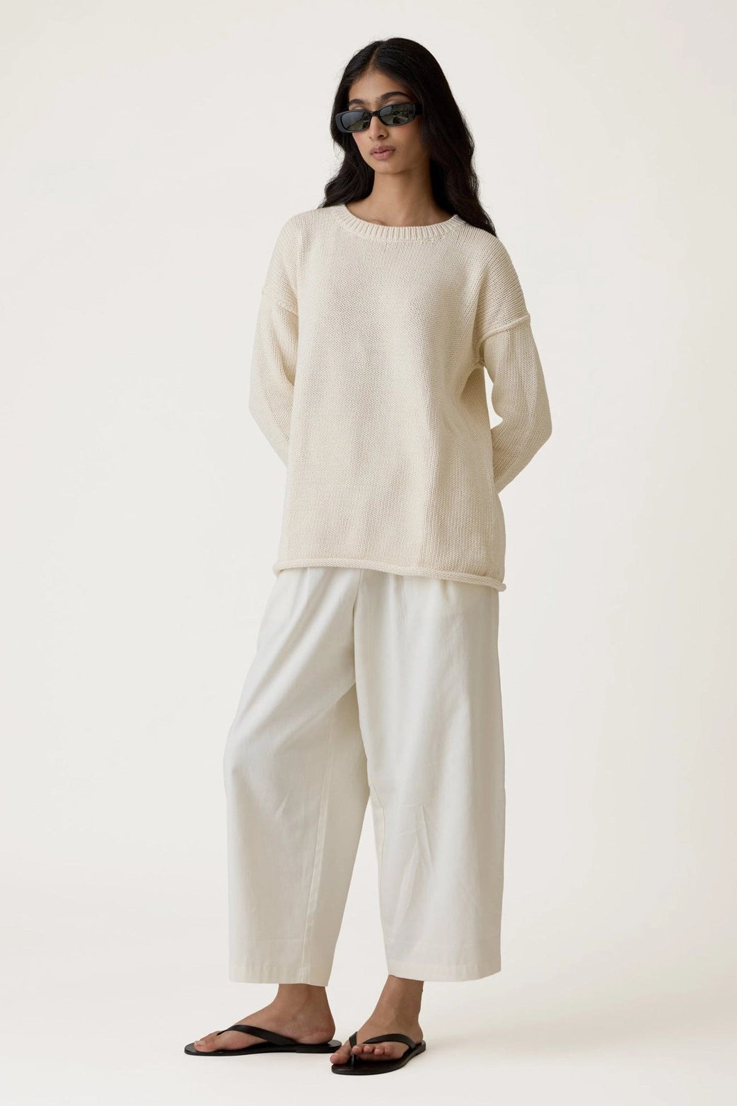 Oversized Crew Neck Sweater