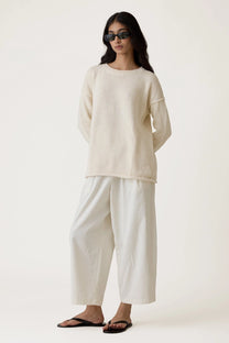 Oversized Crew Neck Sweater